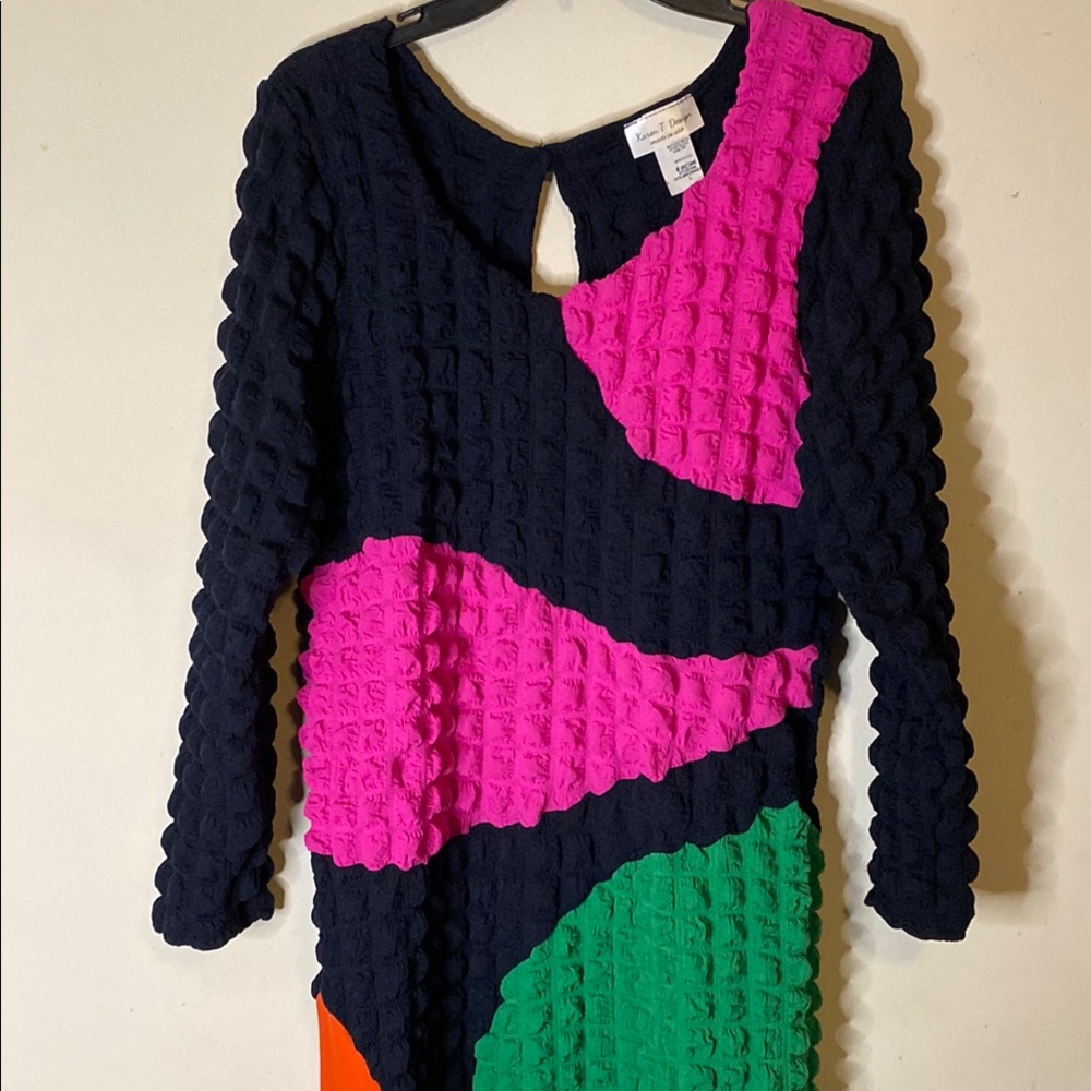 Colorful Bubble Midi Dress